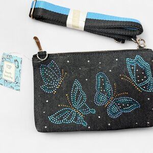 Brighton VIP butterfly sparkle back cross body